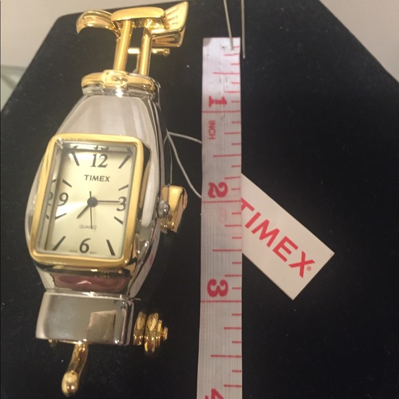 🤩Host Pick🤩⬇️Price Drop⬇️Vintage Timex collectible golf miniclock. Silver&g… - Picture 3 of 3